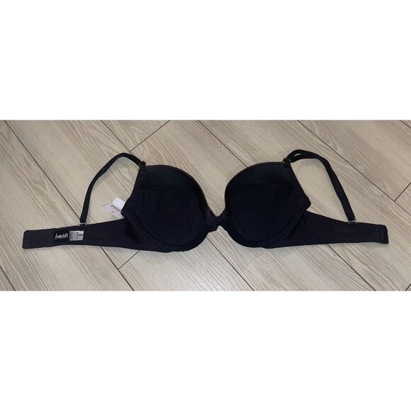 Fredericks of Hollywood Exxtreme Bra Lined Underwire Womens 36B Black New Nwt - Picture 5 of 7